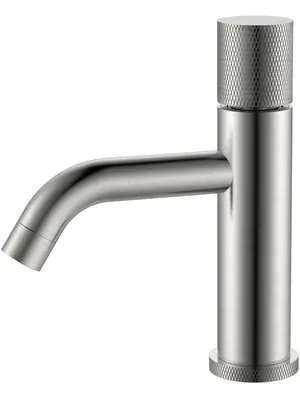 Смеситель Boheme 121-NB.2 для раковины, на 1 отверстие,однозахватный,ручка touch,никель браш