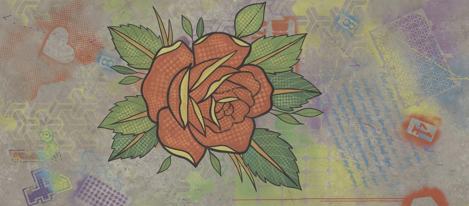 Hyper Decorrose Grey 120X270 матовая