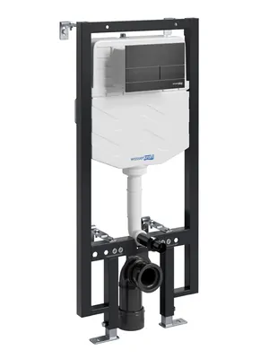 Инсталляция для унитаза WasserKRAFT с клавишей смыва, цвет: черный 56TLT.010.ME.MB04
