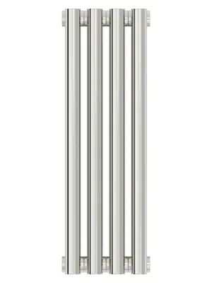 СУНЕРЖА Дизайн радиатор 500х180 (4 секц) нерж.сталь, универ. подкл., 1/2", 00-0332-5004