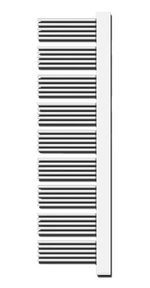 Полотенцесушитель стальной Zehnder YPEL-180-60/RACY-C (1966х582) пульт упр, цвет: белый/хром