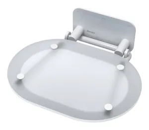 Сиденье для душевой кабины RAVAK Chrome Clear/White овальное матовое/белое