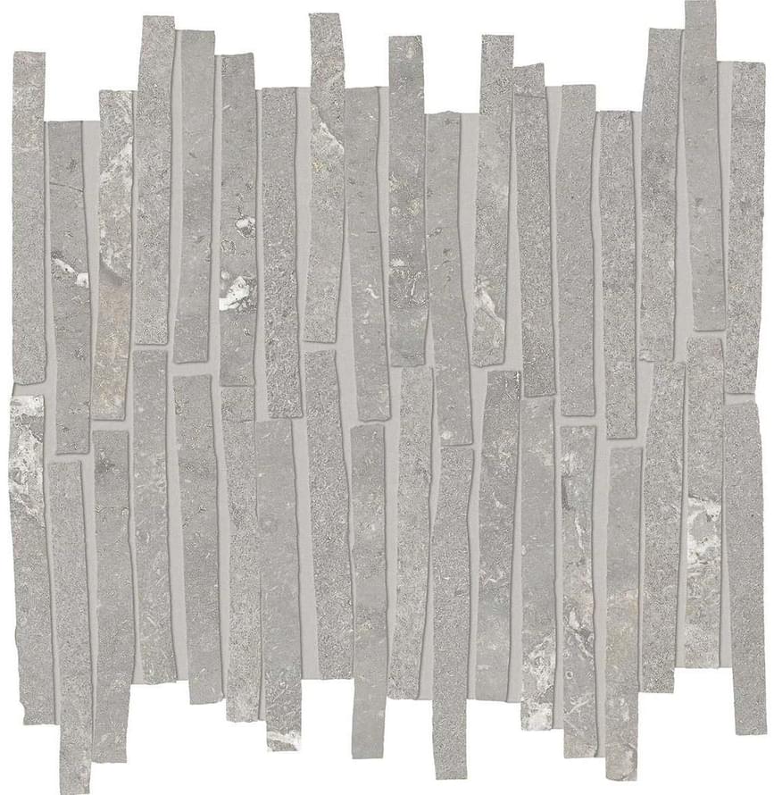 фон Unique Intensity Mosaico Stick Purestone Grey 34x35.4