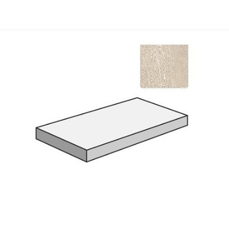 Sant Agostino Waystone CSAGADWS12 Gradone Angolare Dx Sand 33x120 матовая