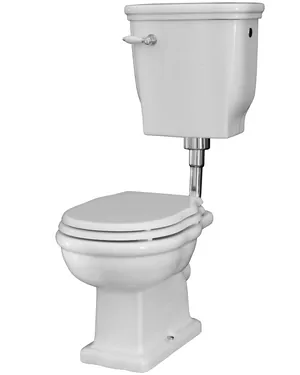 Унитаз с низким бачком ArtCeram 360х530х385 горизонт. выпуск, белый/хром HEV0030100+HEC0050100+HEA01371