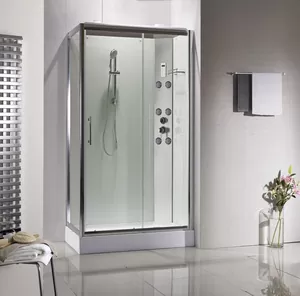 Душевая кабина BAND HOURS -3-L 80х120х217 стекло прозрачное, профиль хром, низкий поддон