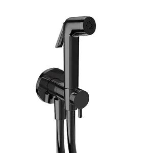 Смеситель встраиваемый Almar Atthis однозахватный, с гиг.душем, цвет: оружейная сталь матовый E136009.GM