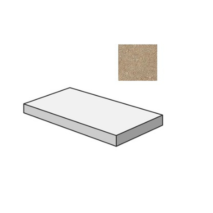 Sant Agostino Duo CSAGSDBC12 Gradone Angolare Sx Caramel 33x120 матовая