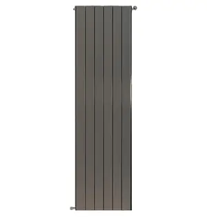 Дизайн-радиатор STOUT 2000 6 секций, алюм., универс.подкл., 2308 Вт, цвет 2676 cod.08 серый