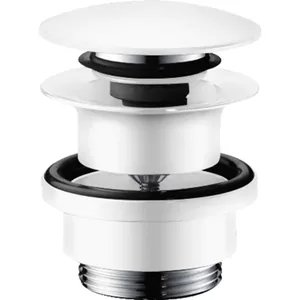 Hansgrohe Слив Push-open для раковины и биде, белый матовый 50100700