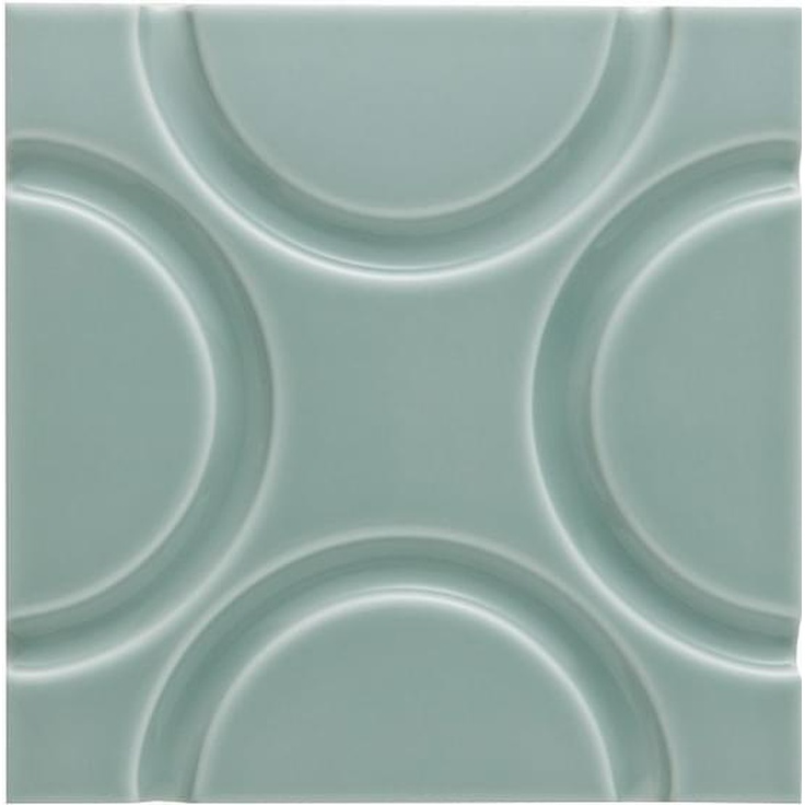 Adex Neri ADNE4148 Liso Geo Sea Green 15x15