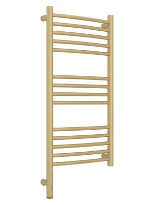 СУНЕРЖА выгнутая Полотенцесушитель 800х400 шампань матовая МЭМ левый 022-6002-8040