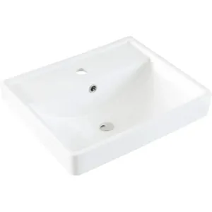 Раковина Aquanet 50 515х415х185 накладная на тумбу, белый 301802