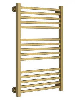 СУНЕРЖА Полотенцесушитель 800х500, универ. подкл, латунь состаренная, 051-0450-8050