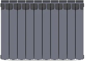 Радиатор биметаллический RIFAR 500 (577х800х100) 10 секций, 1910 Вт, титан