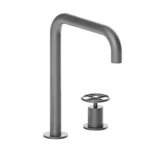 Смеситель для раковины Fantini 47P5P107W на 2 отверстия, без д/к Matt Gun Metal