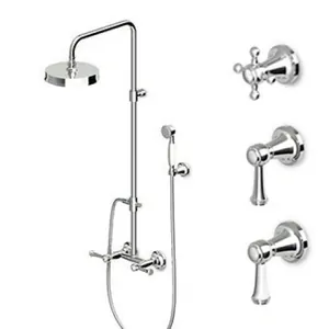 Душевая система Zucchetti ZAG860 с механическим смесителем, хром