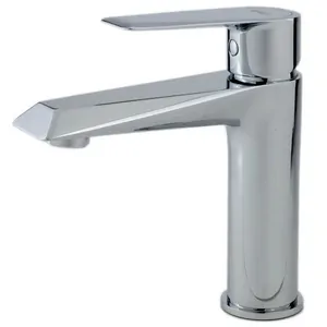 Смеситель для умывальника ESKO NY 26 однозахватный, без д/к, излив 121 мм, цвет: хром