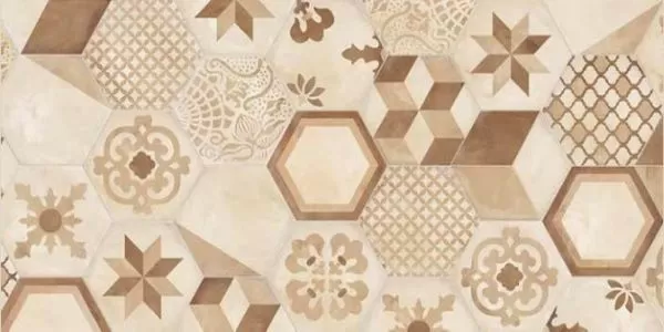 Terra Mix Decori Esagon Vers. C 21.6X25 матовая