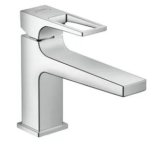 Смеситель Hansgrohe 74502000 на раковину с клапаном клик-клак, излив 100 мм, ручка-петля