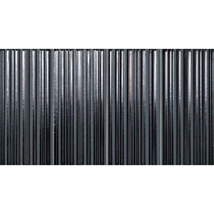 Fap Ceramiche Milano & Wall fNV2 Righe Metal Blu Ins. Rete 56x30,5