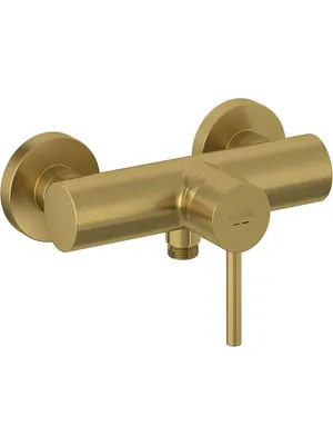 Смеситель KLUDI для душа, без излива, однозахватный, золото матовое 38831N076