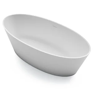 Ванна Gruppo Treesse V015BO 1750х800х550 иск. камень, отдельностоящая, белый матовый