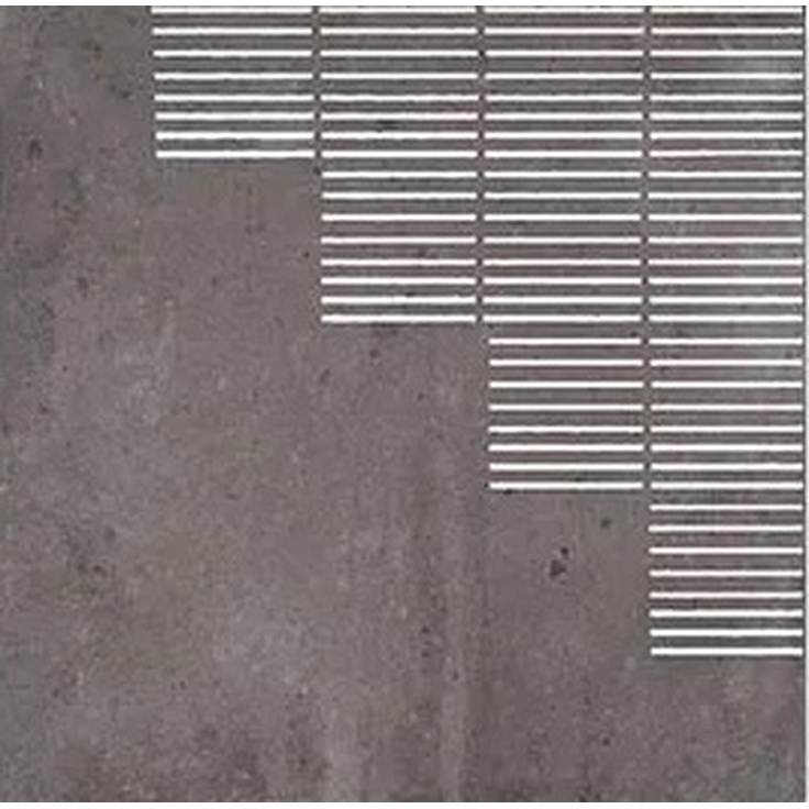 WOW Mestizaje / Zellige 120449 Chateau Lines Graphite 18,5x18,5 матовая