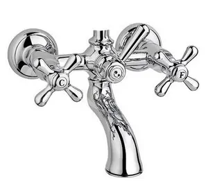 Смеситель Nicolazzi для ванны настенный двухзахватный, хром 2500