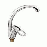 Смеситель Ledeme Н04 для кухни, поворотный излив, однозахватный, хром L5904