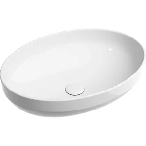 Раковина накладная Ceramicanova 502х363х145 без отв. под смеситель, белый CN6056