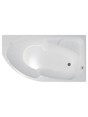 Ванна акриловая Triton (1700х950) правая, без каркаса, со сливом-переливом V74+CK60PF