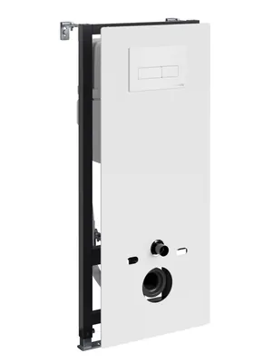 Инсталляция для унитаза WasserKRAFT с клавишей смыва, цвет: белый 20TLT.010.ME.WH.WM03