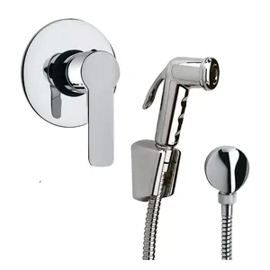 Смеситель с гигиеническим душем Paini встраив.,внутр/ч.однозахв.,с держателем,хром ARCR690/57