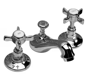 Смеситель для биде Devon&Devon MARF35CR на 3 отверстия, донный клапан, хром