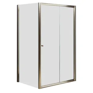 Душевой уголок CEZARES (1190-1210x890-910x1950) AH-1-120/90-SCORREVOLE-C-Br стек. пр/бронза