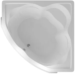 Ванна акриловая Акватек 164х164 фронтальная панель, каркас, слив-перелив