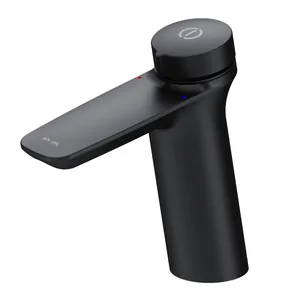 Смеситель AM.PM для умывальника, однозахватный, излив 125 мм, черный F50A02522