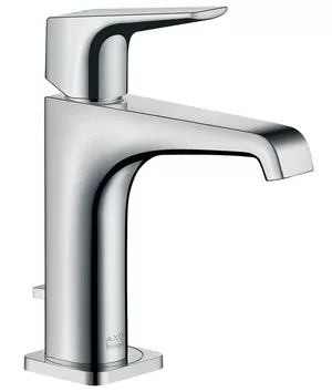 Смеситель Axor 36110000 для раковины однорычажный с донным клапаном, рычаговая рукоятка