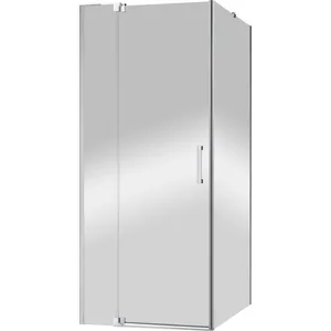 Душевой уголок CEZARES (800-900x900x1950) AH-1-90-80/90-C-CR стекло прозрач./профиль хром