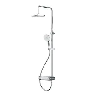 Душевая система AM.PM F0785A600 смеситель-полка для душа, верхний/ручной душ, хром