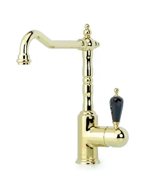 Смеситель Boheme Oro 102-BSW для кухни, на 1 отверстие, однозахватный, золото