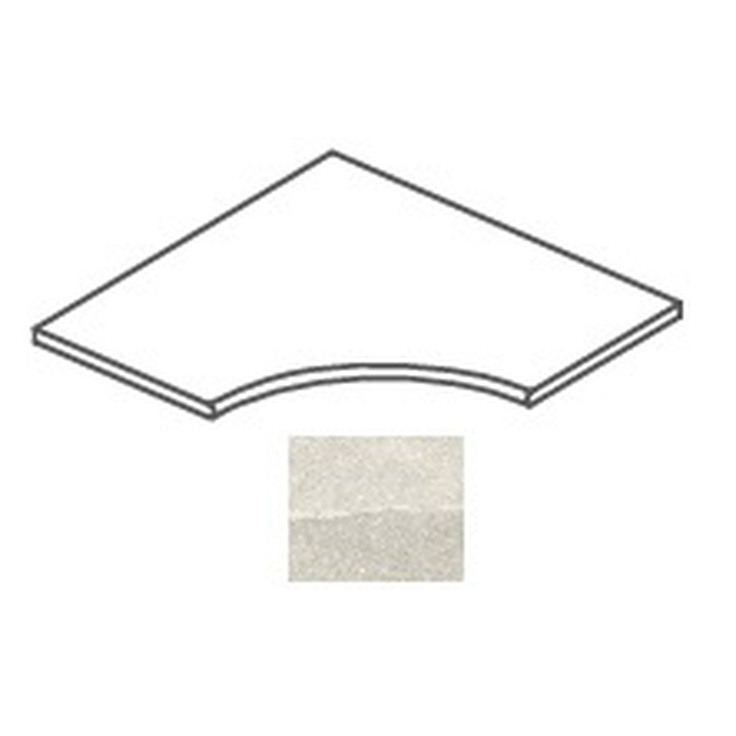 Impronta italgraniti Shale SL02AP6R Sand Angolare Curvilineo 20mm 60x60 матовая