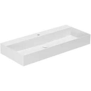 Умывальник Azzurra (1020х450х130) подвесной, отв. под смеситель, белый ELLP102450QMBI*1