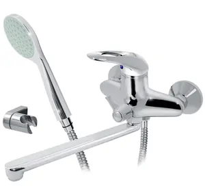 Смеситель для ванны VARION Armaturen 7029 95 3 однозахватный, поворотный излив 400мм