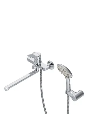 Смеситель AM.PM для ванны/душа, излив 300мм, душевой набор, хром F85A95000