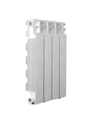 Радиатор алюминиевый Fondital 500/100 4 секции, 800Вт, белый
