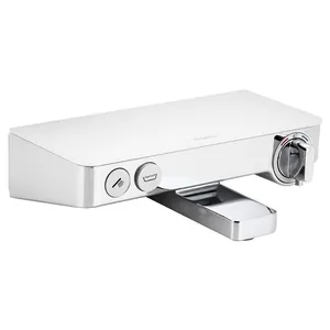 Смеситель Hansgrohe 13151400 термостат настенный, для ванны/душа, белый/хром