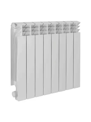 Радиатор алюминиевый, 8 секций TENRAD 350/100, 1109 Вт