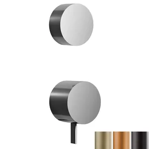 Смеситель для душа Fantini встраиваемый, переключатель на 2 потока, покрытие PVD A585B